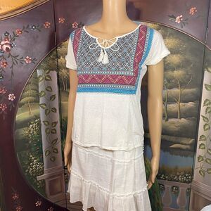 Aztec Print Tee XS